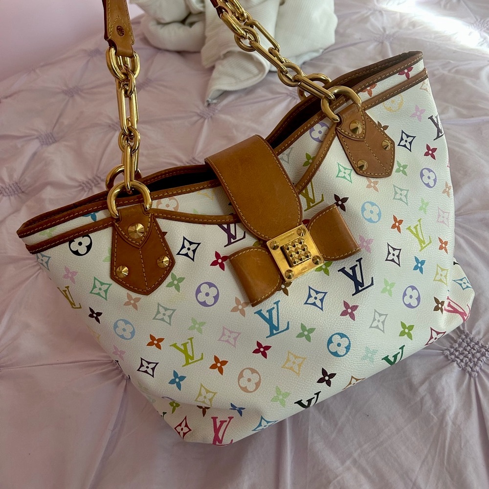 Louis Vuitton Annie multicolour tote super rare find